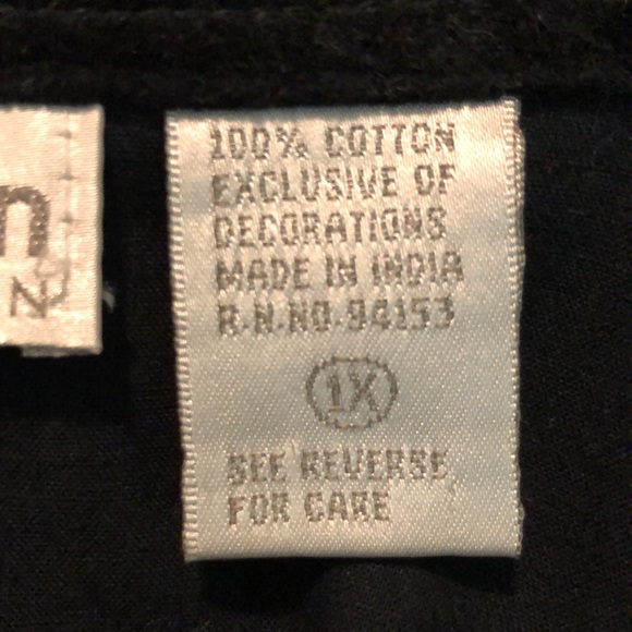 Vintage DRESS BARN Size 1X Embroidered Cat Kitty Kitten Patch Velvet Cotton NWOT - Picture 12 of 16